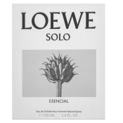 Loewe Solo Esencial Eau de Toilette férfiaknak 100 ml