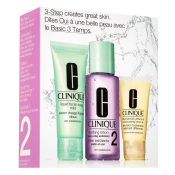 Clinique 3-Step Creates Great Skin Introduction Set Dry/Combination Kit para piel normal / mixta 50 ml + 100 ml + 30 ml