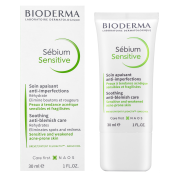 Bioderma Sébium Sensitive Soothing Anti-Blemish Care kalmerende emulsie voor de problematische huid 30 ml