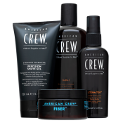 American Crew Essential Grooming Kit nastavite za vse vrste las 85 g + 250 ml + 100 ml + 150 ml