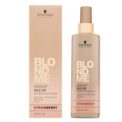 Schwarzkopf Professional BlondMe Instant Blush Strawberry farebný sprej pre vlasy s ružovými odtieňmi 250 ml