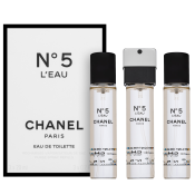 Chanel No.5 L'Eau - Refill Eau de Toilette para mujer 3 x 20 ml