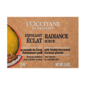 L'Occitane Exfoliance Radiance Scrub Corsican Pomelo bőrradír az egységes és világosabb arcbőrre 75 ml