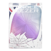 Tangle Teezer Compact Styler Haarbürste zum einfachen Kämmen von Haaren Smashed Holo Blue