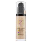Bourjois 123 Perfect Foundation folyékony make-up az arcbőr hiányosságai ellen 51 Light Vanilla 30 ml
