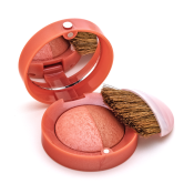 Bourjois Le Duo Blush fard de obraz sub forma de pudra 2în1 02 Romeo et Peachette 2,4 g
