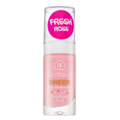 Dermacol Sheer Face Illuminator fluid pentru infrumusetare pentru o piele luminoasă și uniformă Fresh Rose 15 ml