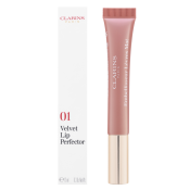 Clarins Velvet Lip Perfector sijaj za ustnice z vlažilnim učinkom 01 Nude 12 ml