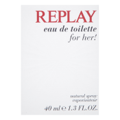 Replay For Her Eau de Toilette femei 40 ml
