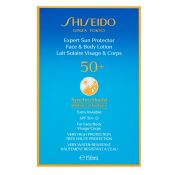 Shiseido Expert Sun Protector Face & Body Lotion SPF50+ napozó krém 150 ml