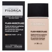 Filorga Flash-Nude Tinted Fluid emulsione tonificante e idratante per l' unificazione della pelle e illuminazione 00 Nude Ivory 30 ml
