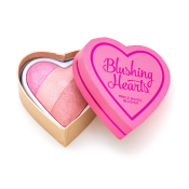 I Heart Revolution Blushing Hearts Triple Baked Blusher púderes arcpír Candy Queen Of Hearts 10 g
