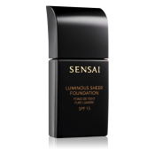 Sensai Luminous Sheer Foundation LS206 Brown Beige folyékony make-up az egységes és világosabb arcbőrre 30 ml