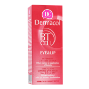 Dermacol BT Cell Eye Lip Intensive Lifting Anti-Aging Cream Suero rejuvenecedor restaurando la densidad de la piel alrededor de los ojos y los labios 15 ml