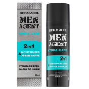 Dermacol Men Agent vlažilna emulzija Hydra Care 2in1 Moisturiser & After Shave 50 ml