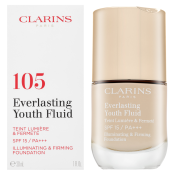 Clarins Everlasting Youth Fluid fondotinta lunga tenuta anti-invecchiamento della pelle 105 Nude 30 ml