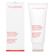 Clarins Moisture-Rich Body Lotion hidratáló testápoló száraz arcbőrre 200 ml