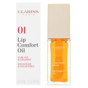 Clarins Instant Light Lip Comfort Oil negovalni balzam za ustnice 01 Honey 7 ml
