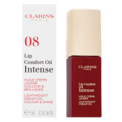 Clarins Lip Comfort Oil Intense sijaj za ustnice z vlažilnim učinkom 08 Intense Burgundy 7 ml