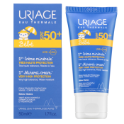 Uriage Bébé 1st Mineral Cream SPF50+ beschermende crème voor kinderen 50 ml
