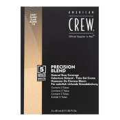 American Crew Precision Blend Natural Gray Coverage Color de pelo Para hombres Light Blond 7-8 3 x 40 ml