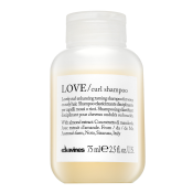 Davines Essential Haircare Love Curl Shampoo Champú nutritivo Para cabello ondulado y rizado 75 ml