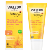 Weleda Baby Calendula Face & Body Nourishing Cream Tápláló krém gyerekeknek 75 ml