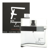 Salvatore Ferragamo F by Ferragamo Pour Homme Black Eau de Toilette voor mannen 50 ml
