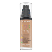 Bourjois 123 Perfect Foundation folyékony make-up az arcbőr hiányosságai ellen 54 Beige 30 ml