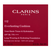 Clarins Everlasting Cushion Foundation - Refill dolgotrajna ličila nadomestna kartuša 112 Amber 13 ml