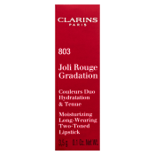 Clarins Joli Rouge Gradation Lipstick negovalna šminka 2v1 803 Plum Gradation 3,5 g