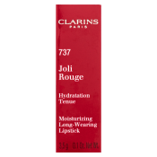 Clarins Joli Rouge Lipstick rossetto lunga tenuta con effetto idratante 737 Spicy Cinnamon 3,5 g