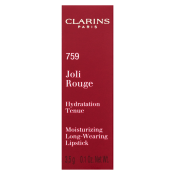 Clarins Joli Rouge Lipstick dolgo obstojna šminka z vlažilnim učinkom 759 Nude Wood 3,5 g