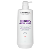 Goldwell Dualsenses Blondes & Highlights Anti-Yellow Shampoo șampon pentru păr blond DAMAGE BOX 1000 ml