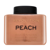 Makeup Revolution Baking Powder púder az egységes és világosabb arcbőrre Peach 32 g