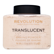 Makeup Revolution Baking Powder púder az egységes és világosabb arcbőrre Translucent 32 g