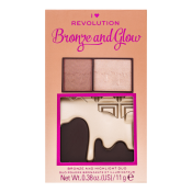 I Heart Revolution Bronze And Glow Bronze And Highlight Duo highlighter 11 g