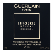 Guerlain Lingerie De Peau Cushion hosszan tartó make-up az egységes és világosabb arcbőrre 02N Light 14 g