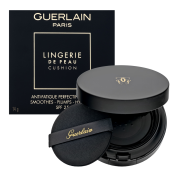 Guerlain Lingerie De Peau Cushion hosszan tartó make-up az egységes és világosabb arcbőrre 02N Light 14 g