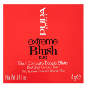 Pupa Extreme Blush DUO 140 Radiant Flamingo - Glow Creamy púderes arcpír 4 g
