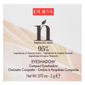 Pupa Natural Side Eyeshadow - 003 Silky White paleta sjenila 2 g