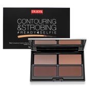 Pupa Contouring & Strobing Ready 4 Selfie Powder Palette Dark Skin paleta para contorno de rostro 18 g