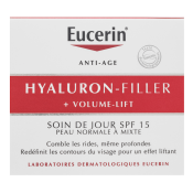 Eucerin Hyaluron-Filler + Volume Lift Day Care SPF15 Feszesítő szilárdító krém normál / kombinált arcbőrre 50 ml