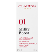 Clarins Milky Boost Foundation tonifiërende en hydraterende emulsie voor een uniforme en stralende teint 01 Cream 50 ml