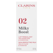 Clarins Milky Boost Foundation tonifiërende en hydraterende emulsie voor een uniforme en stralende teint 02 Nude 50 ml