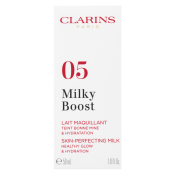 Clarins Milky Boost Foundation tonifiërende en hydraterende emulsie voor een uniforme en stralende teint 05 Sandalwood 50 ml
