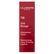 Clarins Joli Rouge Lipstick dolgo obstojna šminka z vlažilnim učinkom 738 Royal Plum 3,5 g