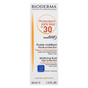 Bioderma Photoderm AKN Mat SPF30 Matifying Fluid Bräunungsmilch für empfindliche Haut 40 ml