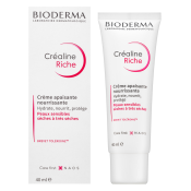 Bioderma Créaline Créme Riche emulsione calmante con effetto idratante 40 ml