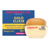 Dermacol Zen Gold Elixir Rejuvenating Caviar Night Cream crema de noapte anti riduri 50 ml